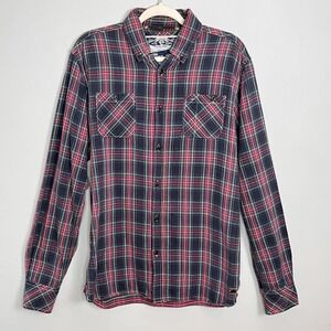 Scotch Soda Original Worker Shirt Men Plaid Long Sleeve Button Up Red Blue Green